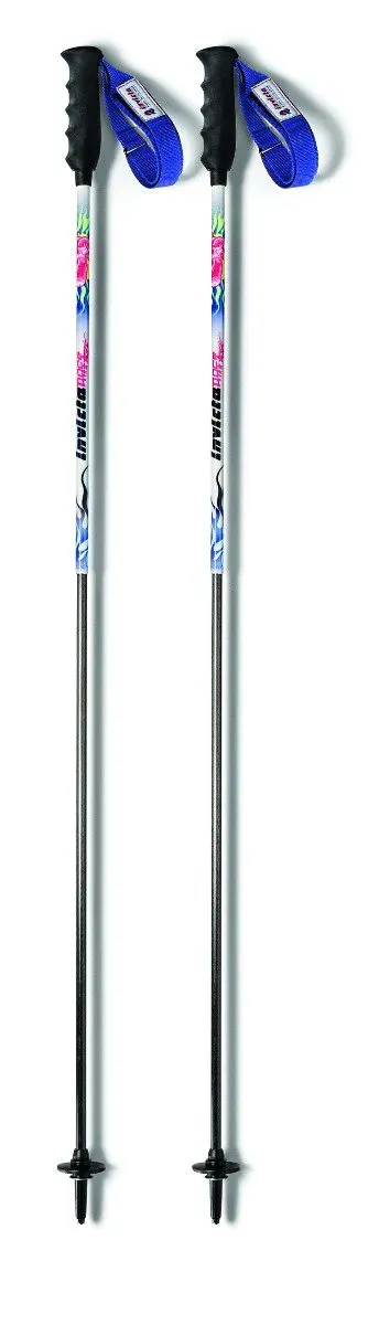 Invicta Glory Pole skistave hvid 110 cm
