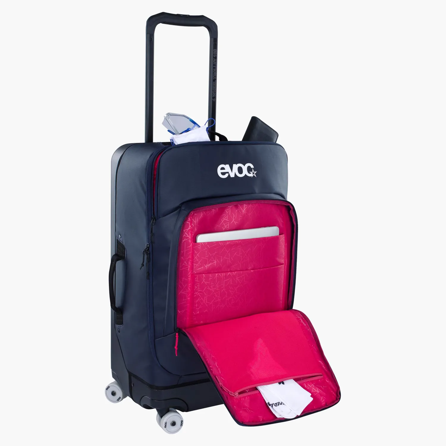 Evoc 4-Wheel Trolley 100 kuffert navy 100 liter