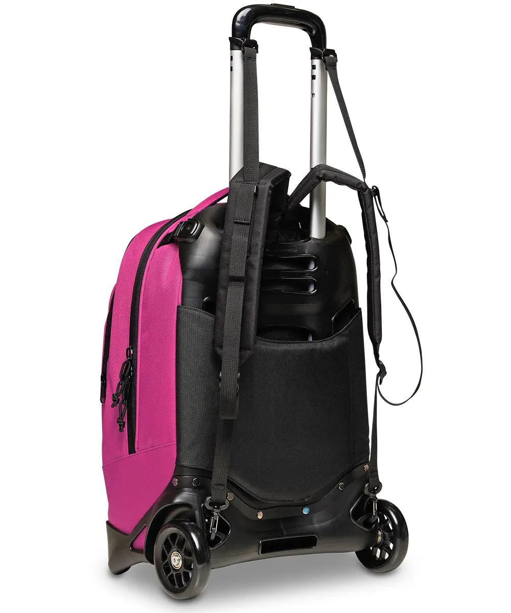 Invicta Plug Plain trolley-rygsæk 37L fuchsia