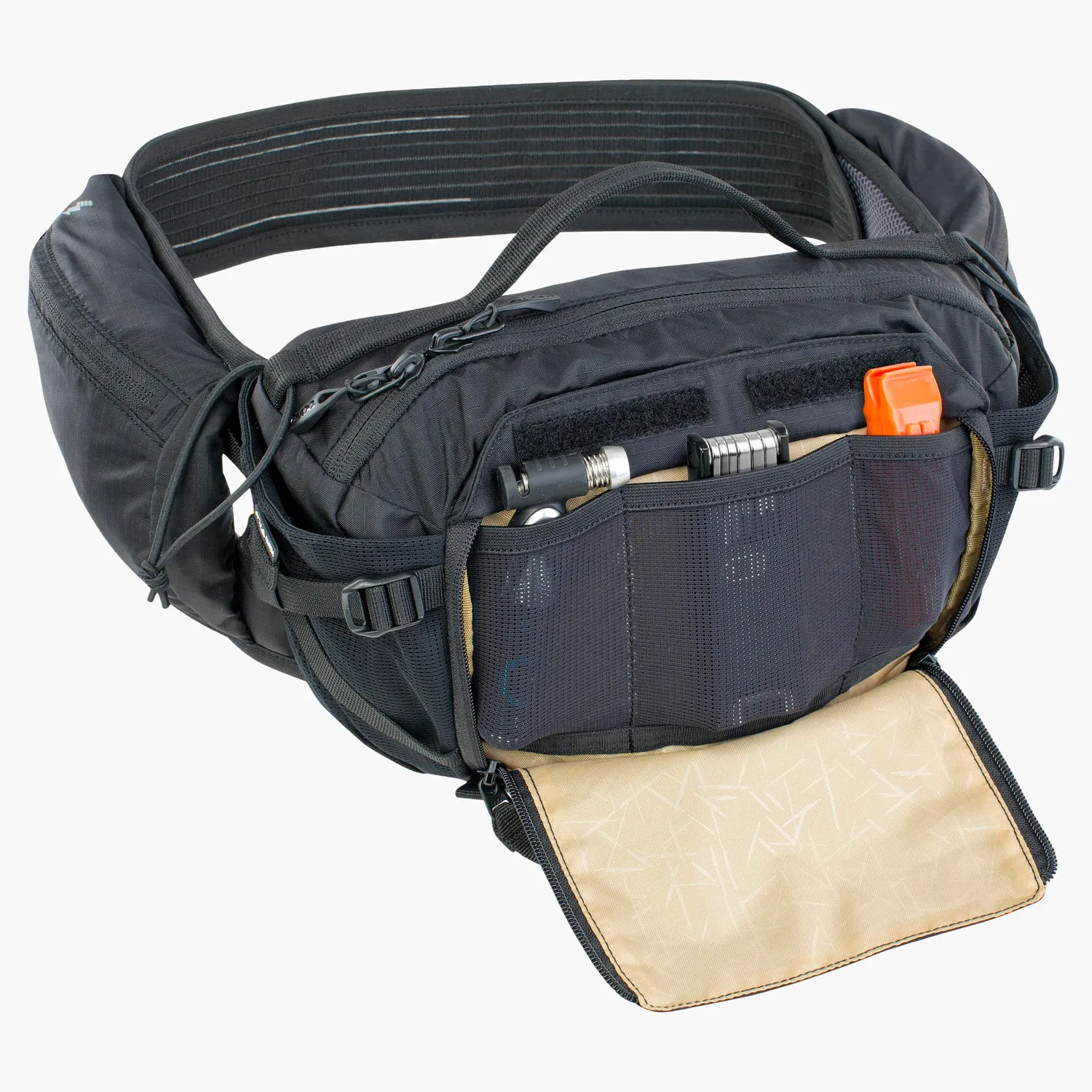 Evoc Hip Pack Pro E-Ride 3 hoftetaske sort ventileret