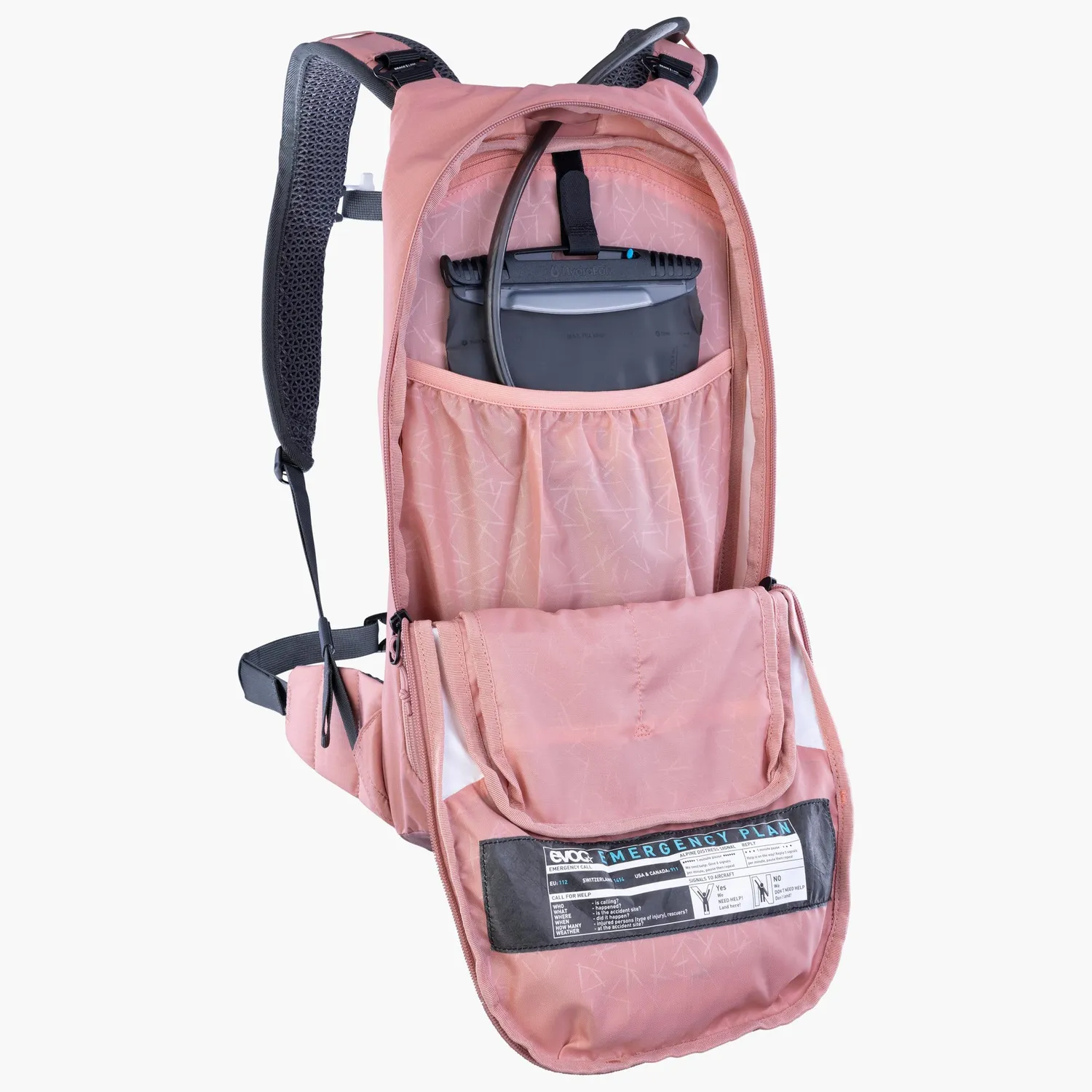 Evoc Stage 6 rygsæk dusty pink 6 liter drikkesystem