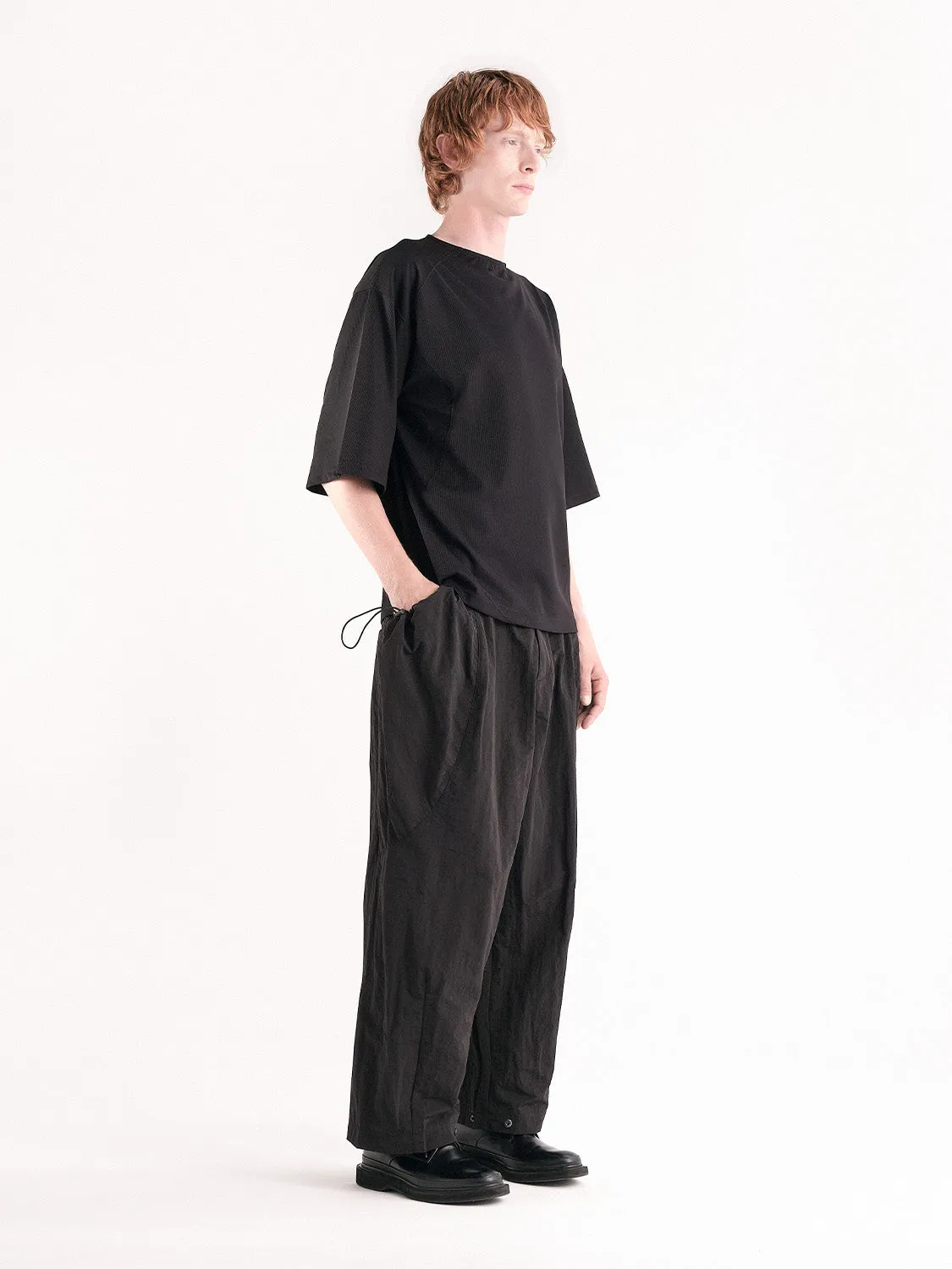 côte&ciel Radius T-Shirt sort basislag nylon