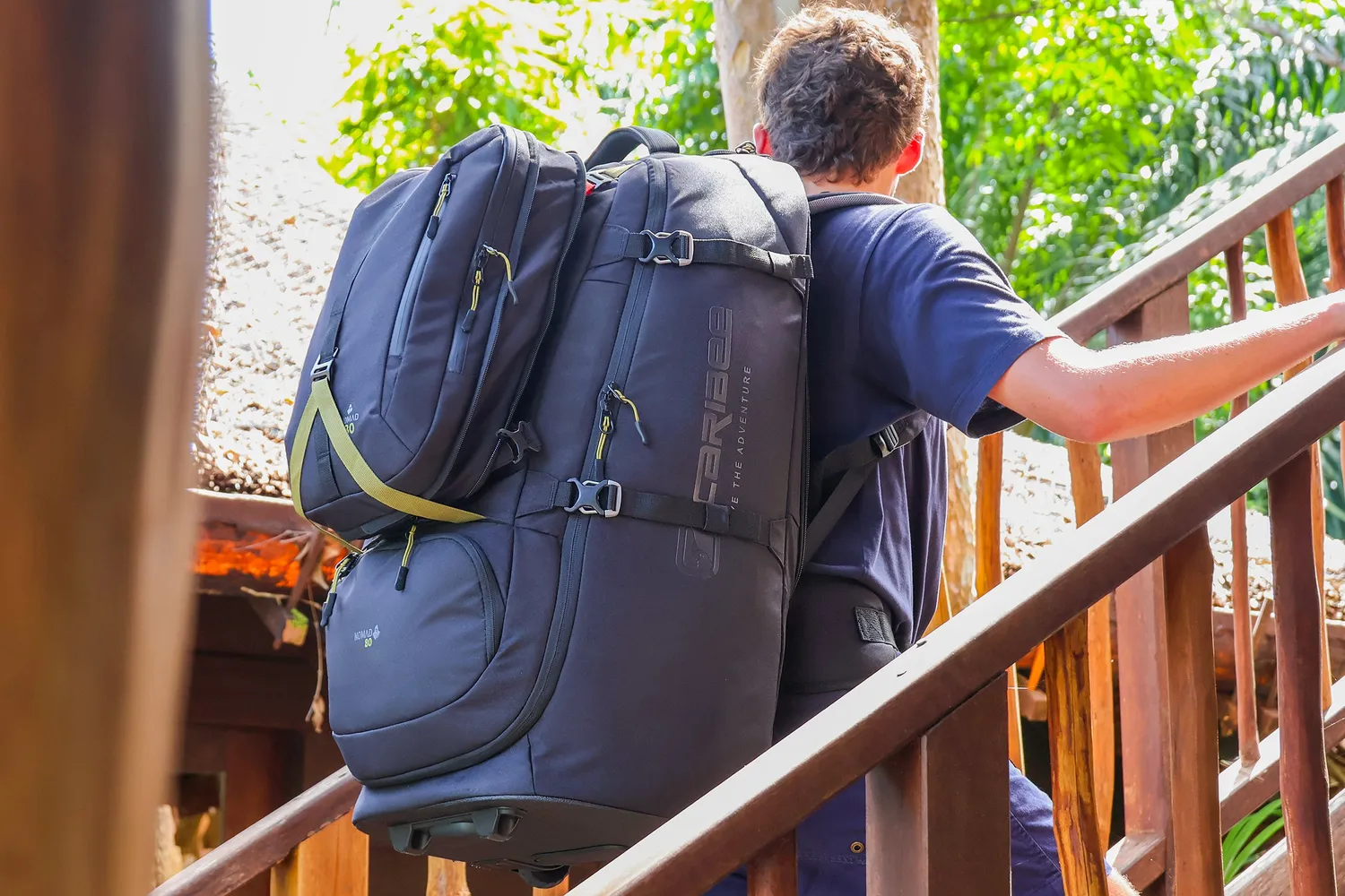 Caribee Nomad 80L hjulrejserygsæk RPET