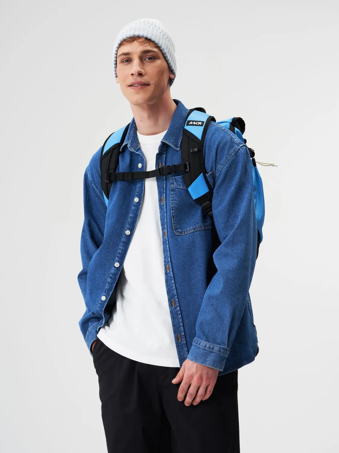 Aevor Roll Pack rygsæk Proof Retro Blue udvidelig