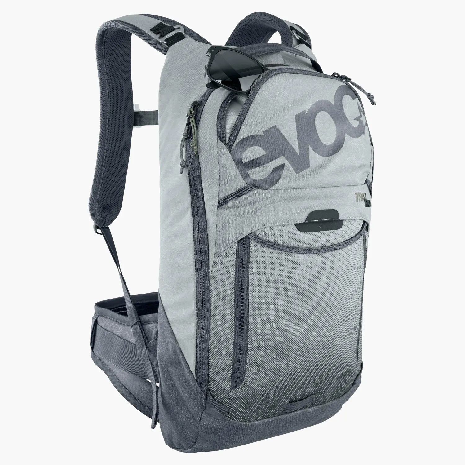 Evoc Trail Pro 10 rygsæk stone S/M protector
