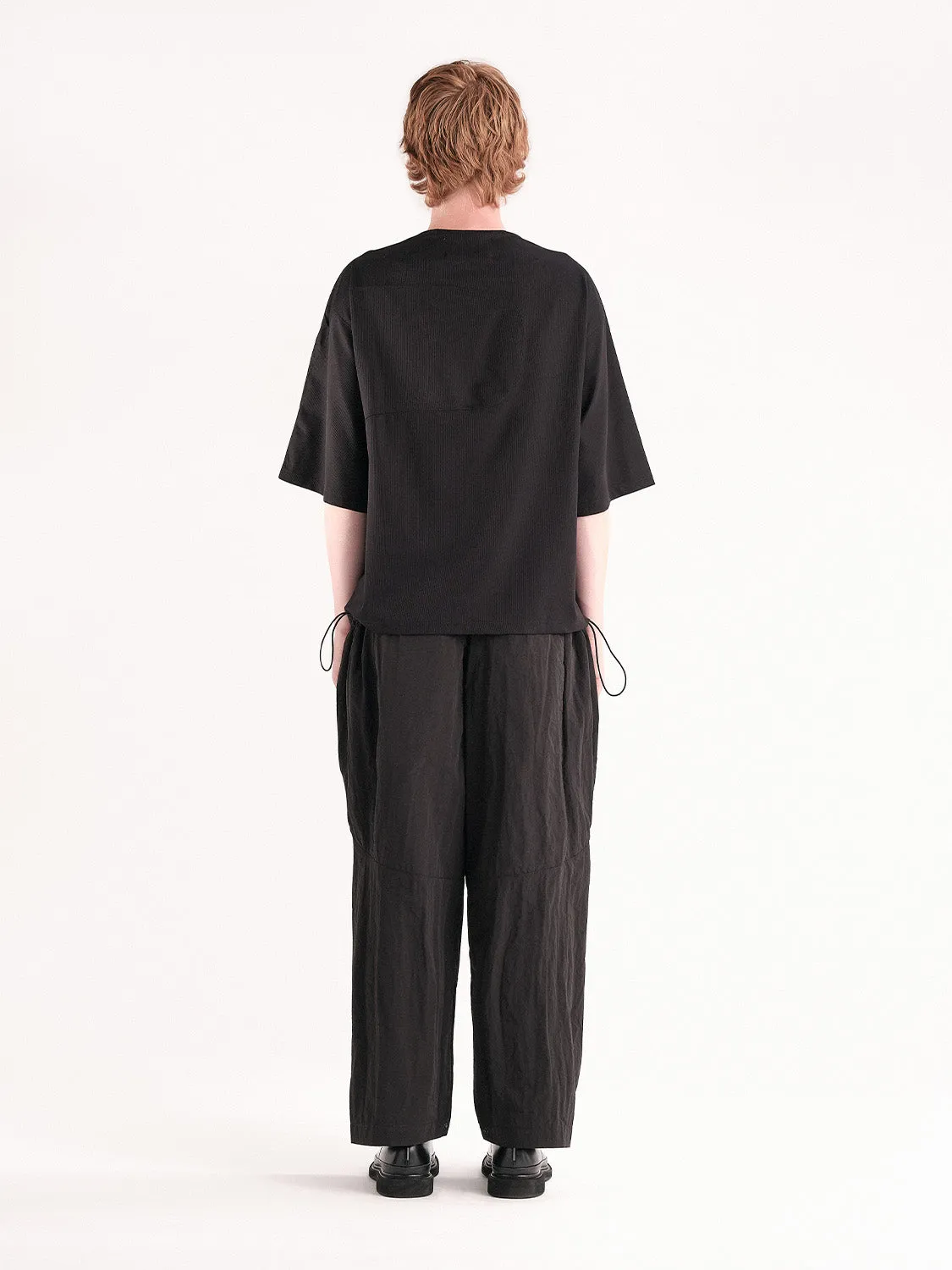 côte&ciel Radius T-Shirt sort basislag nylon