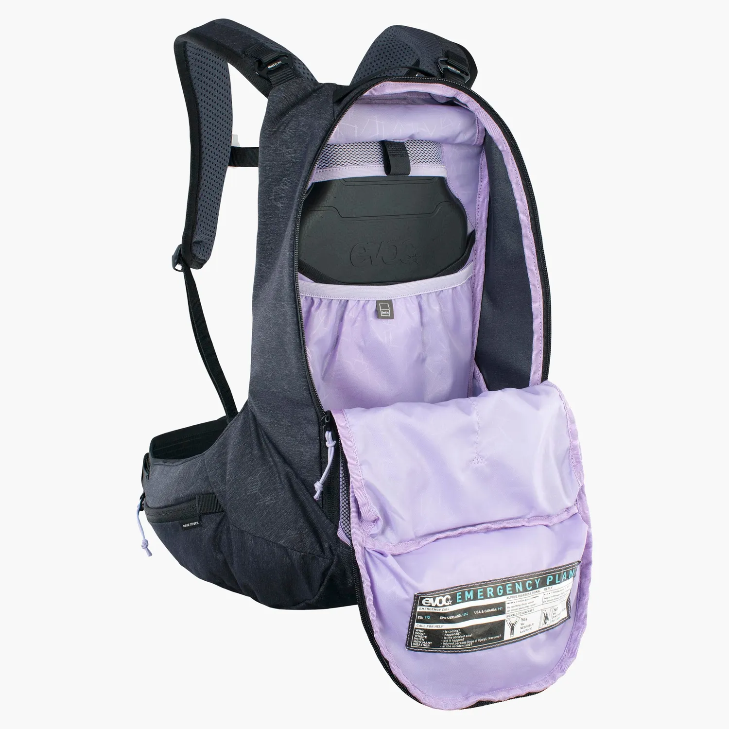 Evoc Trail Pro SF 12 protector rygsæk 12L XS rygbeskyttelse