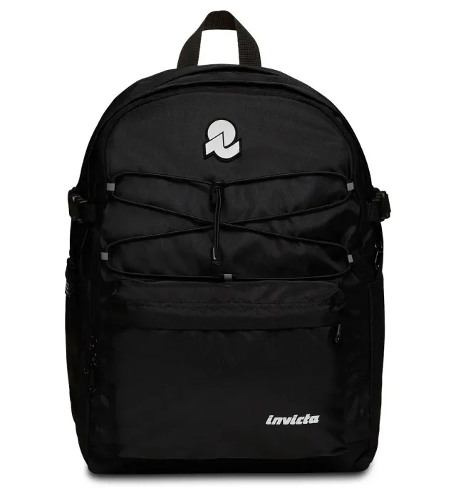 Invicta Blow Up Plain rygsæk Jet Black med pc-lomme