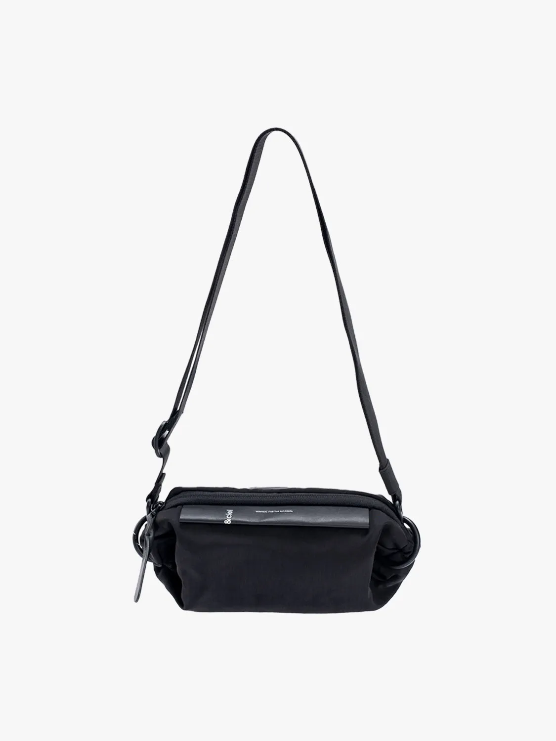 côte&ciel Nestos Smooth bæltetaske sort nylon