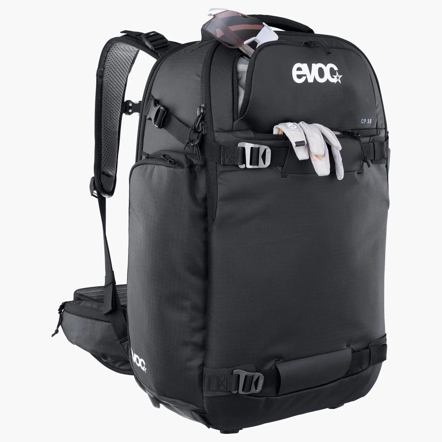 Evoc CP 35 kamerarygsæk black 35 liter polstret