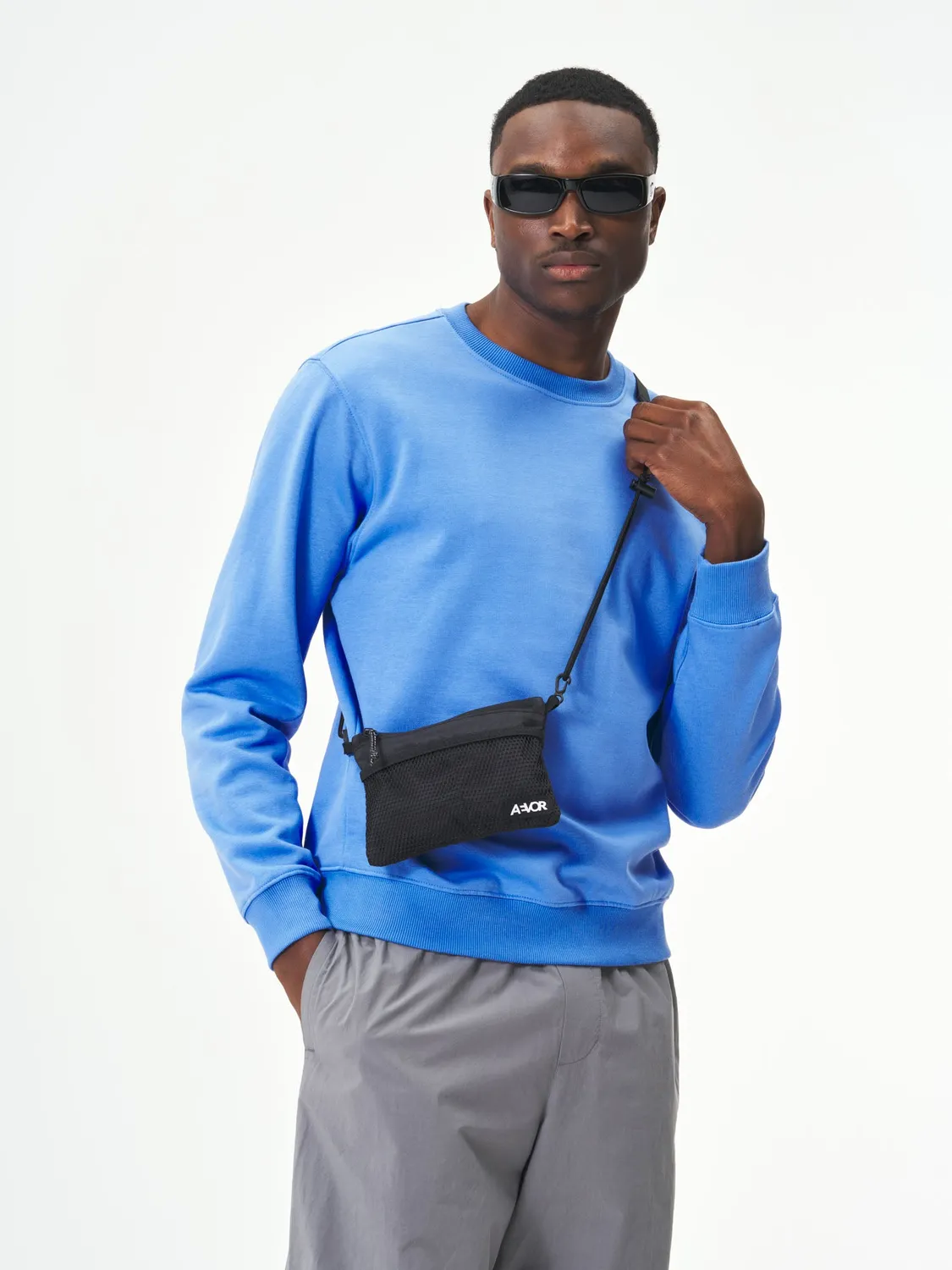 Aevor Chest Pouch brysttaske ripstop black