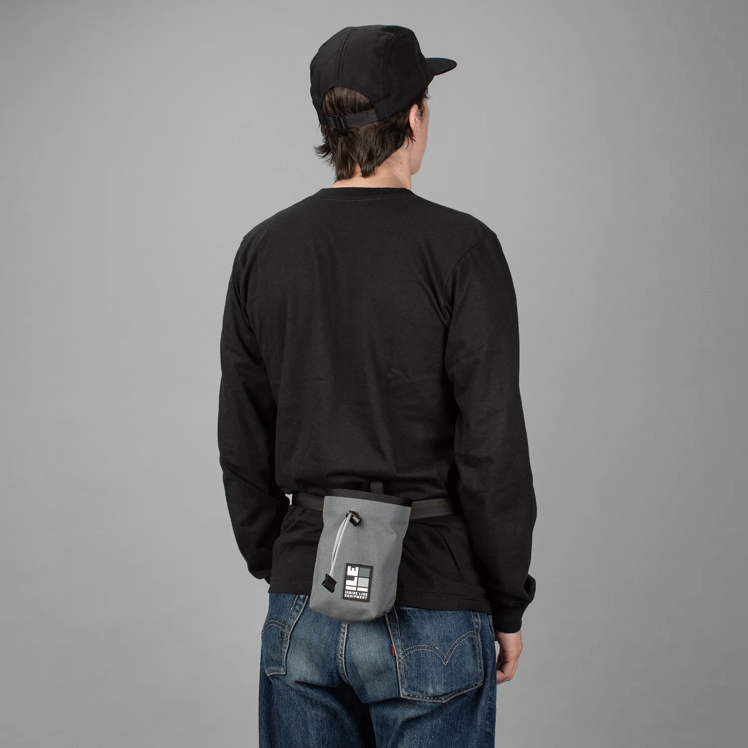 Inside Line Equipment Chalk Bag kalkpose Black Cordura klatring