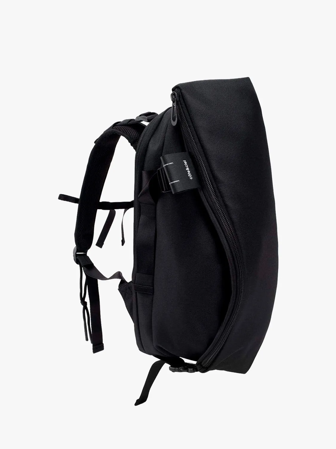 côte&ciel Isar Air Black rygsæk 5L laptop 15-16" udvidelig
