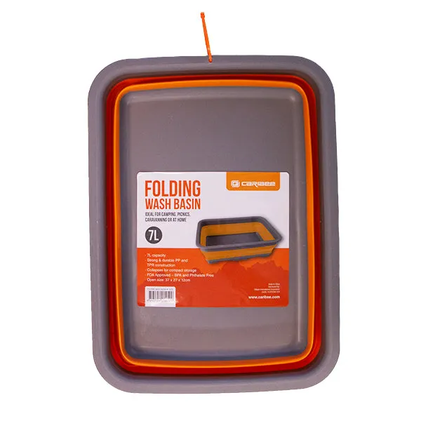 Caribee 7L Wash Basin foldebalje 7 liter sammenfoldelig