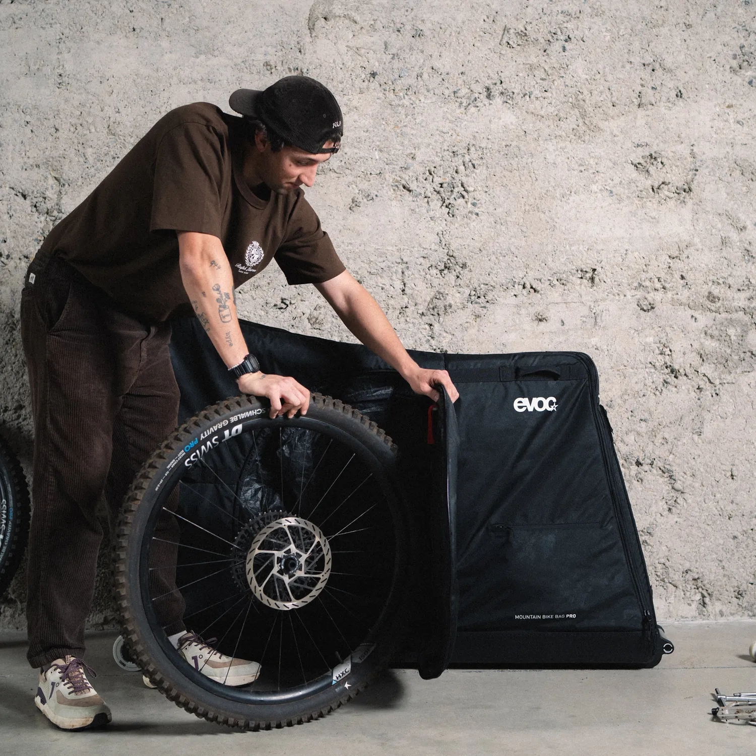 Evoc Mountain Bike Bag Pro cykelkuffert sort let