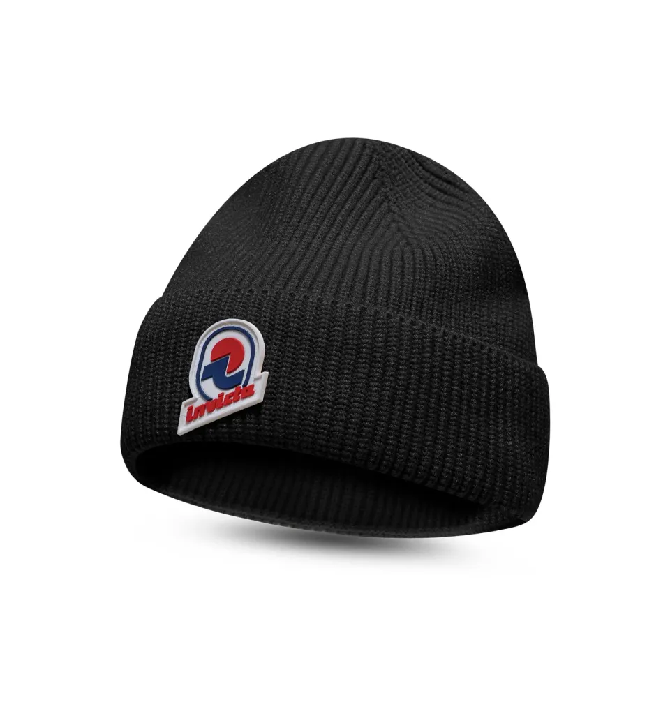 Invicta strikhue med opslag unisex rib