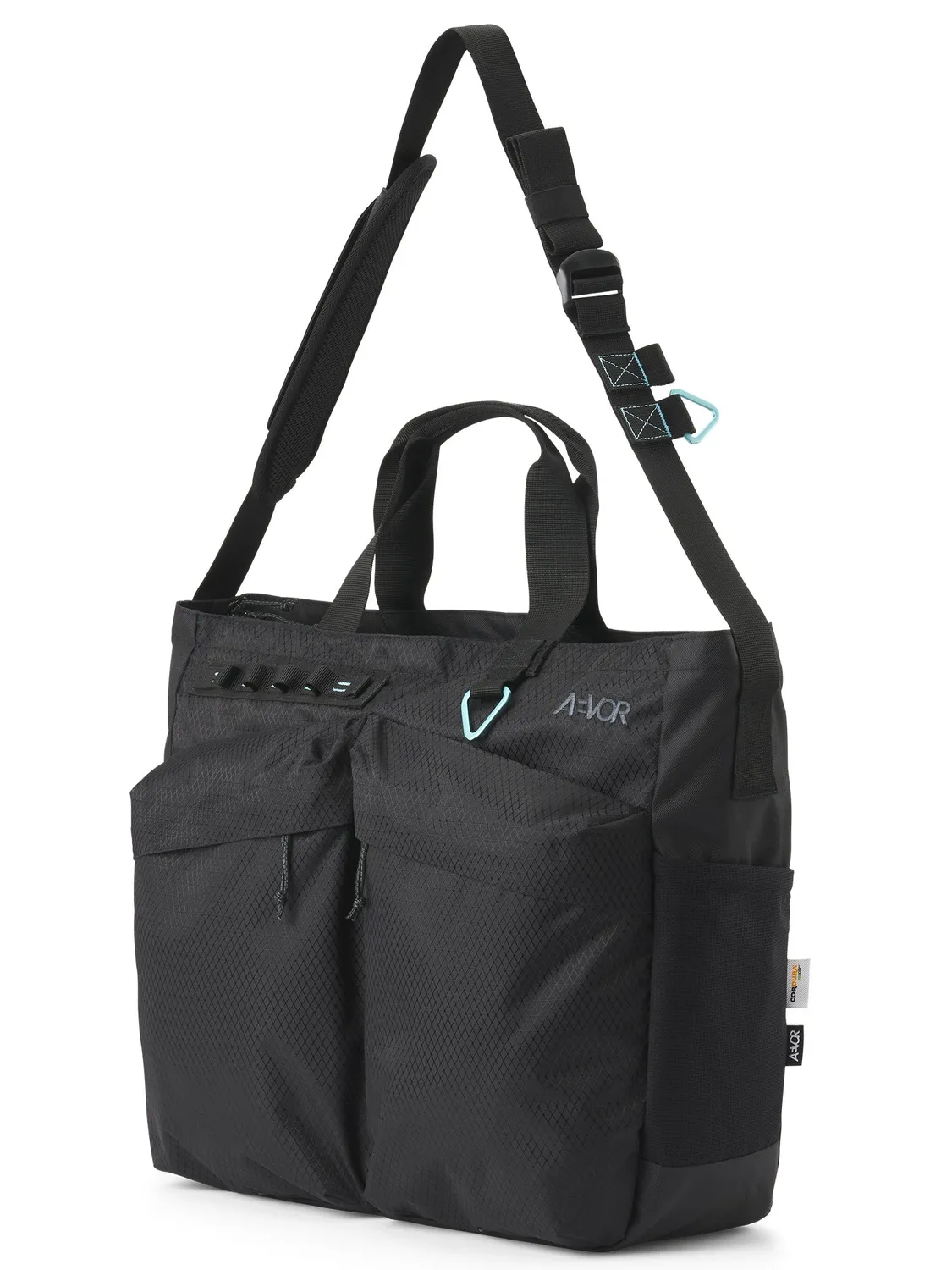 Aevor Utility Tote Black mulepose 22 liter laptop
