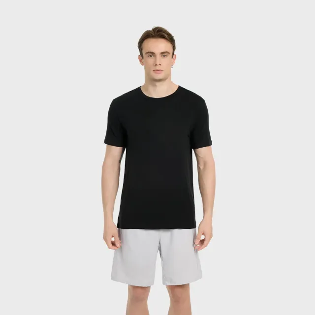 Cabin Zero Ultralight Travel T-shirt sort merino lugtfri