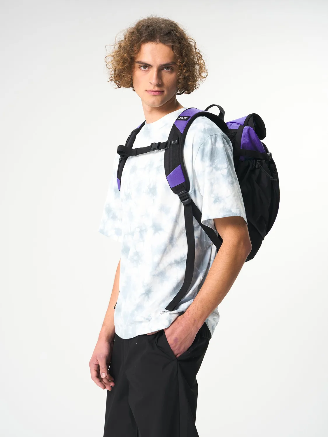 Aevor Roll Pack rygsæk Proof Purple udvidelig
