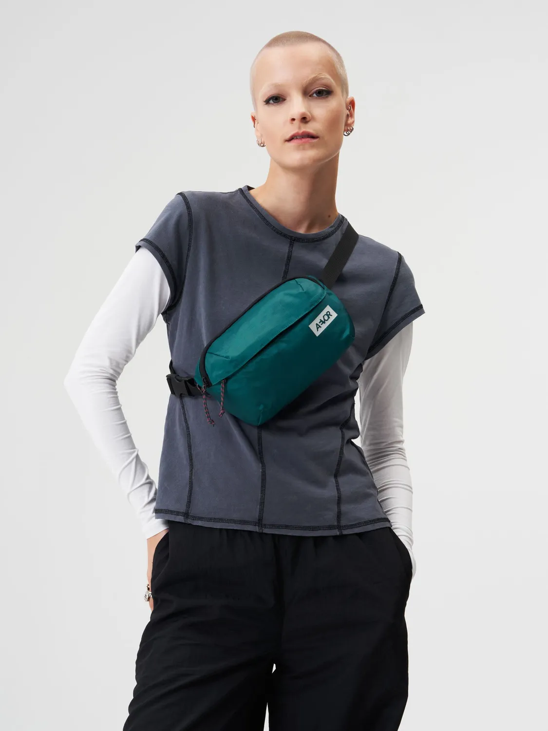 Aevor Hip Bag Ease bæltetaske Ripstop Evergreen grøn