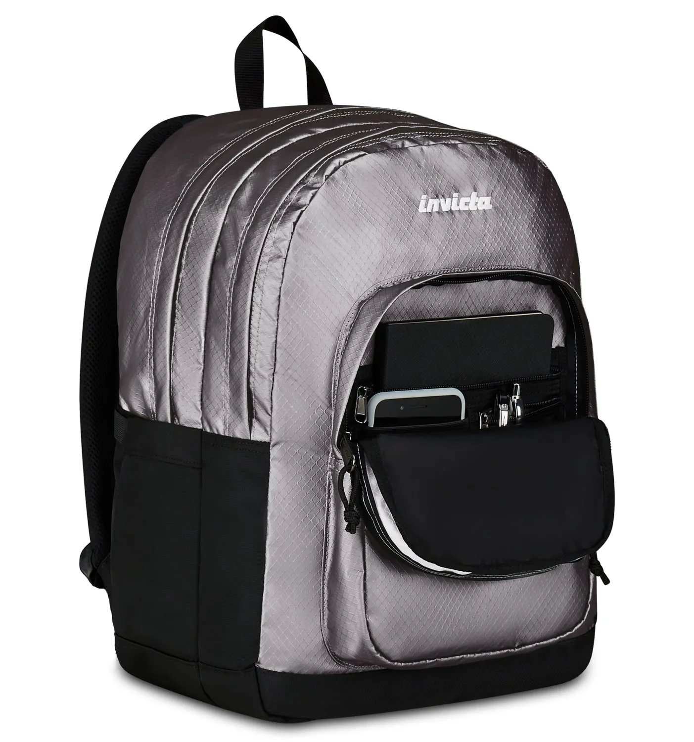 Invicta Jelek Metallic rygsæk 34 liter metallic