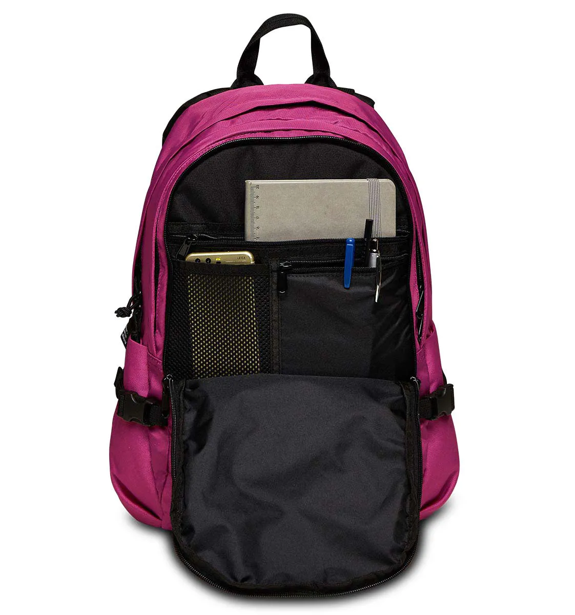 Invicta Act Smart rygsæk Festival Fuchsia med pc-lomme