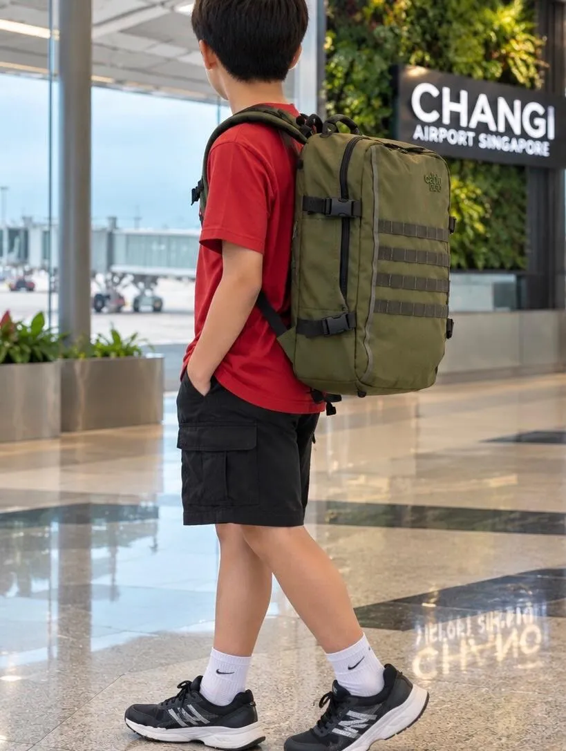 Cabin Zero Military 36L rygsæk Absolute Black nylon