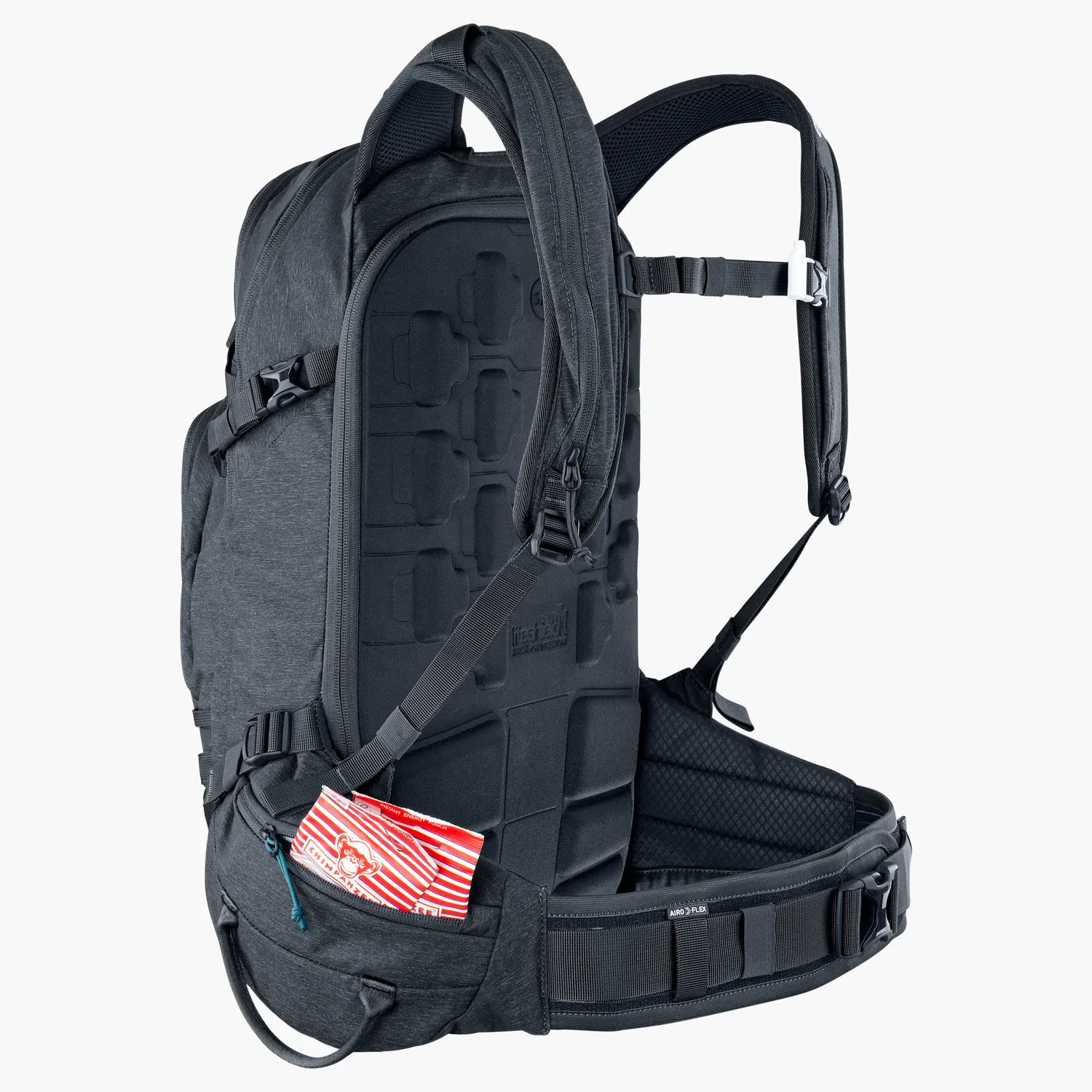 Evoc Line Pro 20 skirygsæk 20 liter sort rygbeskyttelse