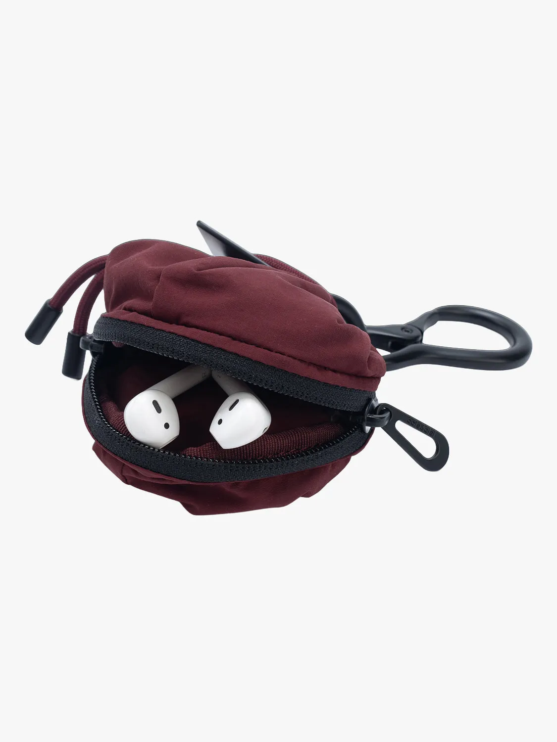 côte&ciel Aóos Nano Smooth pouch Burgundy vandafvisende
