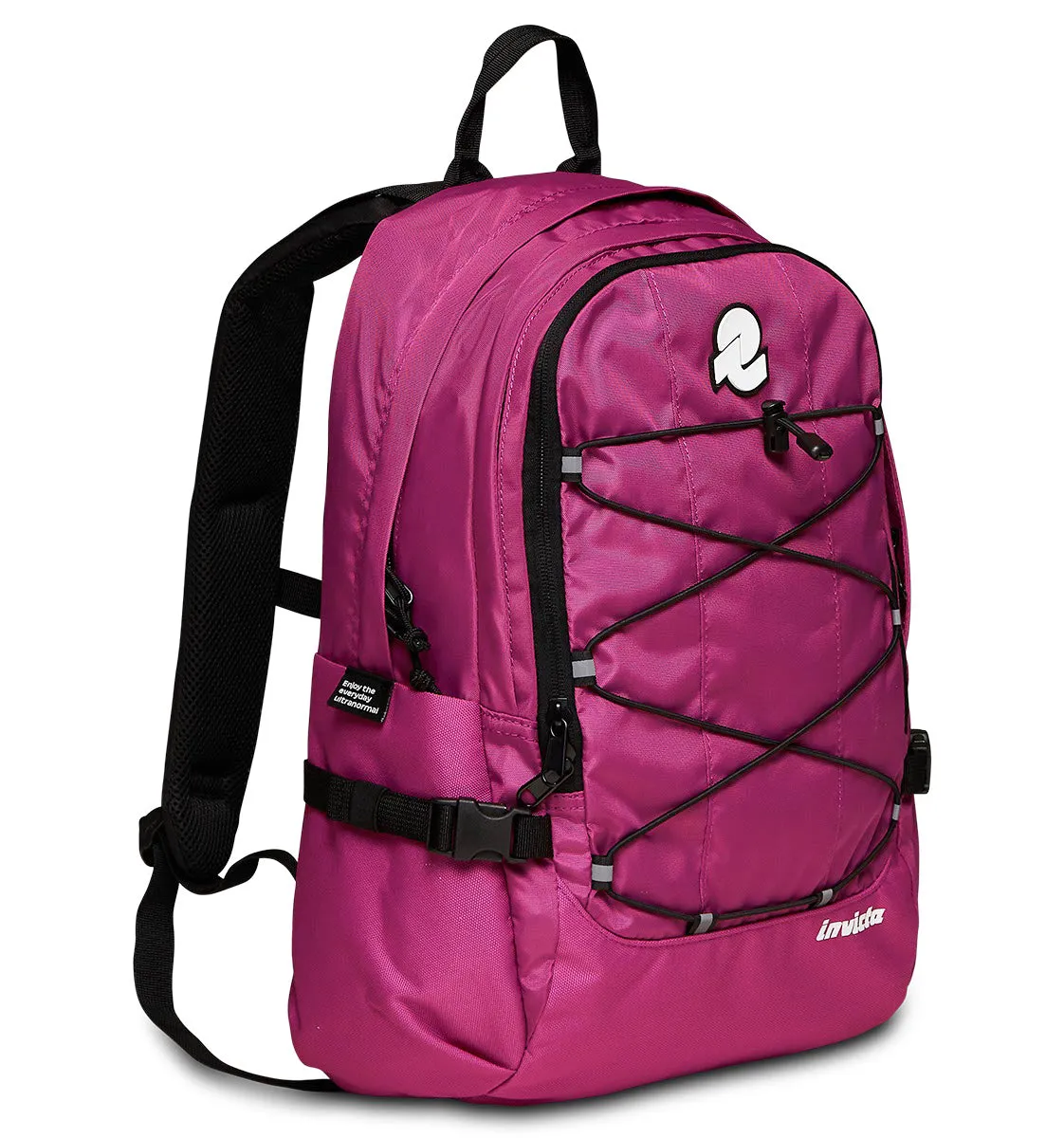 Invicta Act Smart rygsæk Festival Fuchsia med pc-lomme