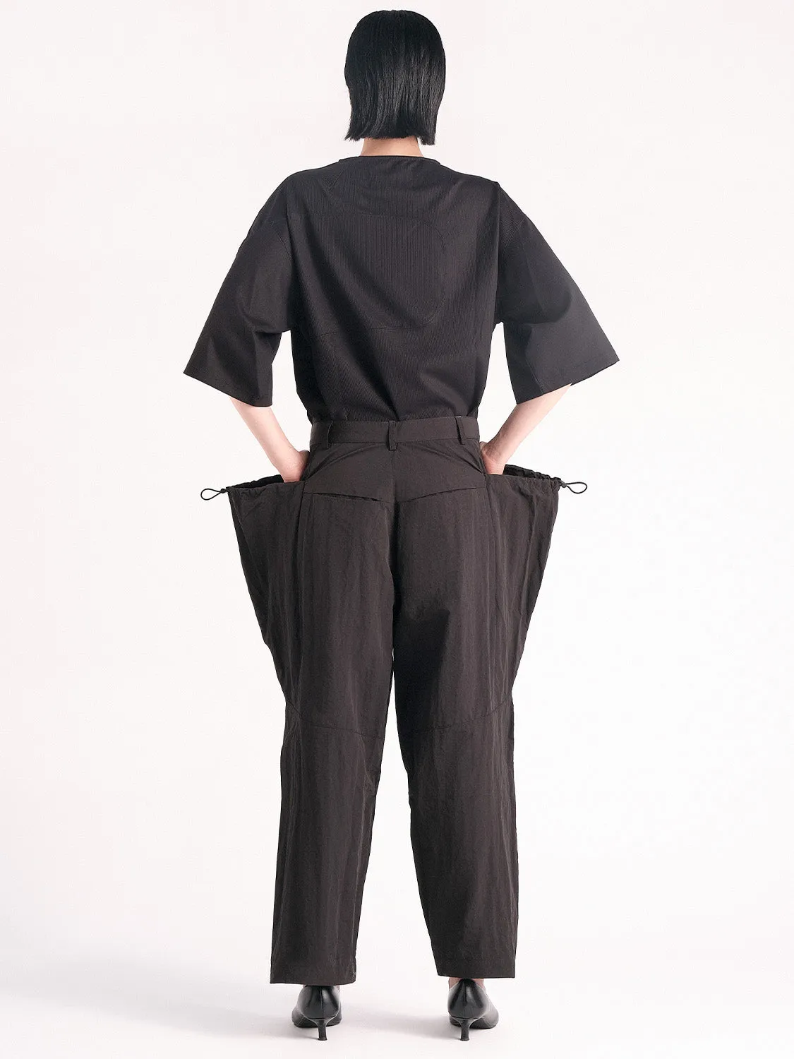 côte&ciel Coordinate Pants bukser sort polyamid