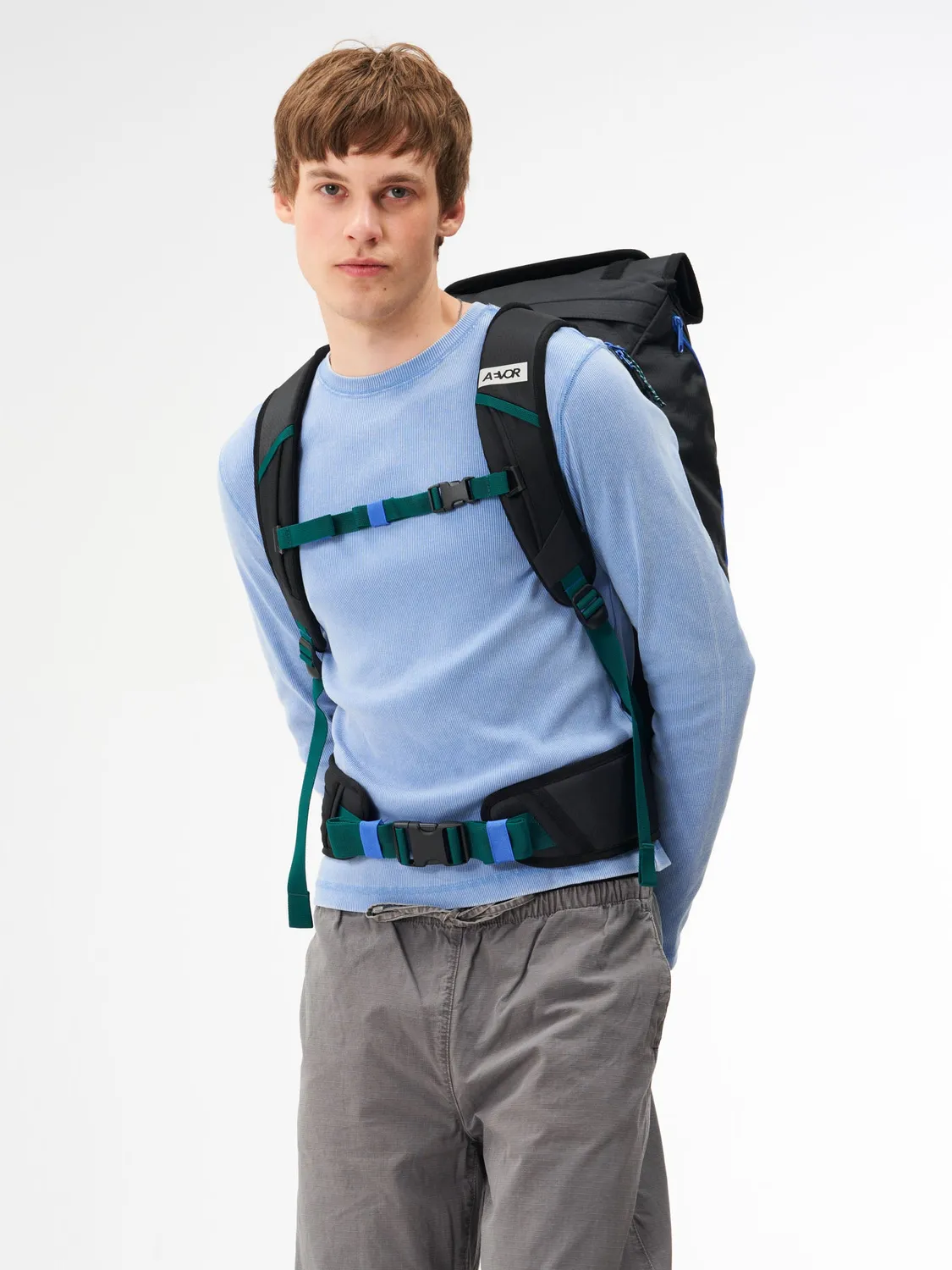 Aevor Travel Pack rygsæk Proof Dual Dip Aqua Drift 38-45L
