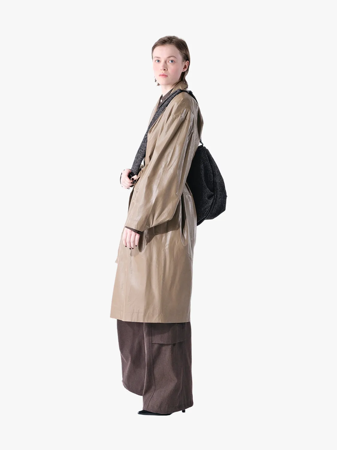 côte&ciel Orne crossbody taske 9,5L antracit tweed