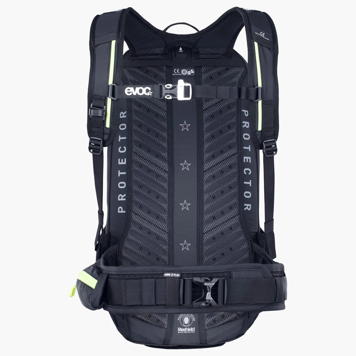Evoc FR Enduro Blackline 16 cykelrygsæk sort med rygbeskytter