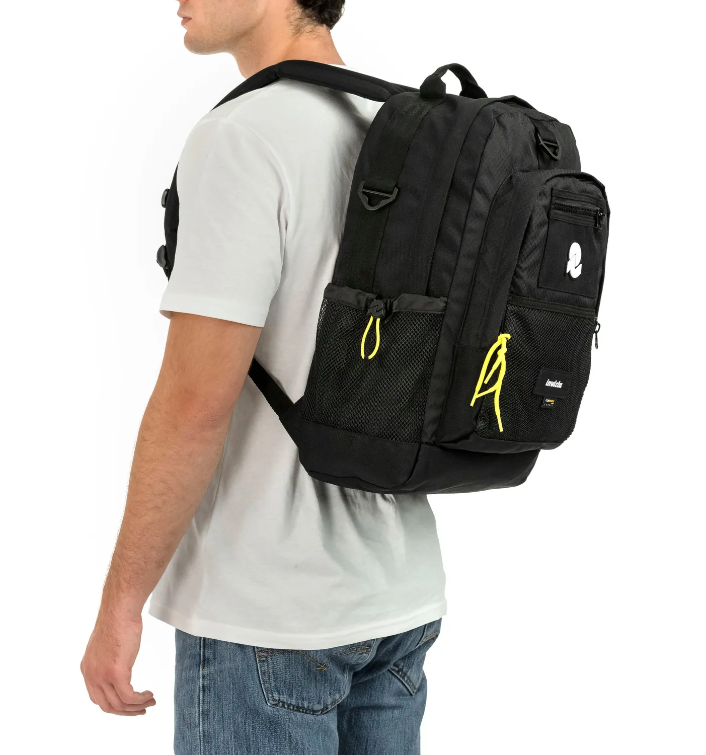 Invicta Freeact Cordura rygsæk med pc-rum rummelig