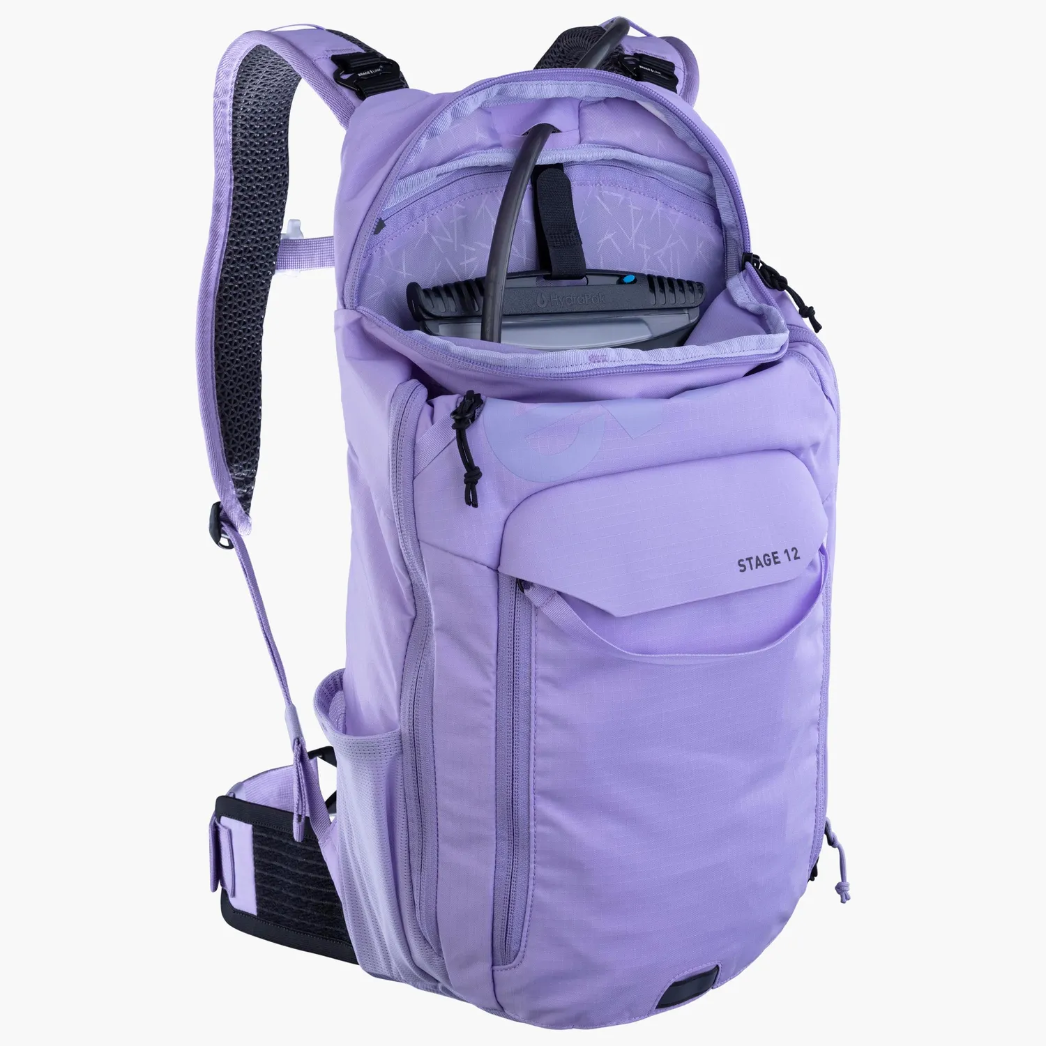 Evoc Stage 12 rygsæk 12 liter purple rose enduro