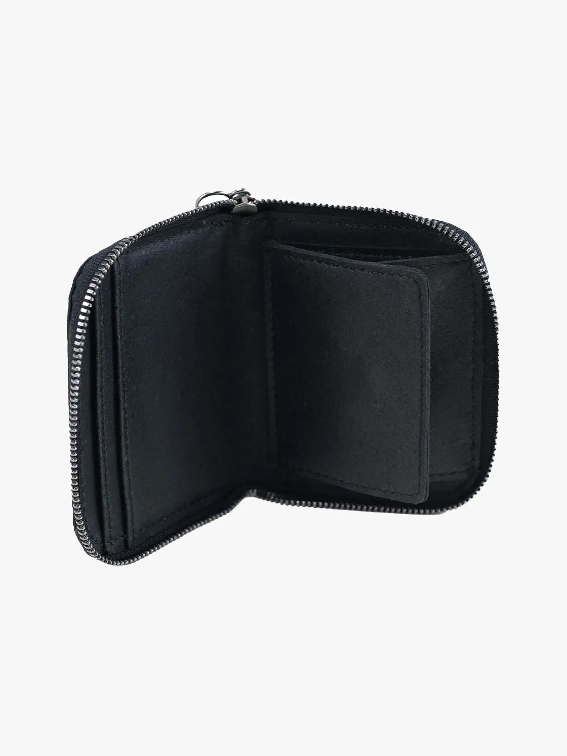côte&ciel Zippered Wallet M pung sort læder