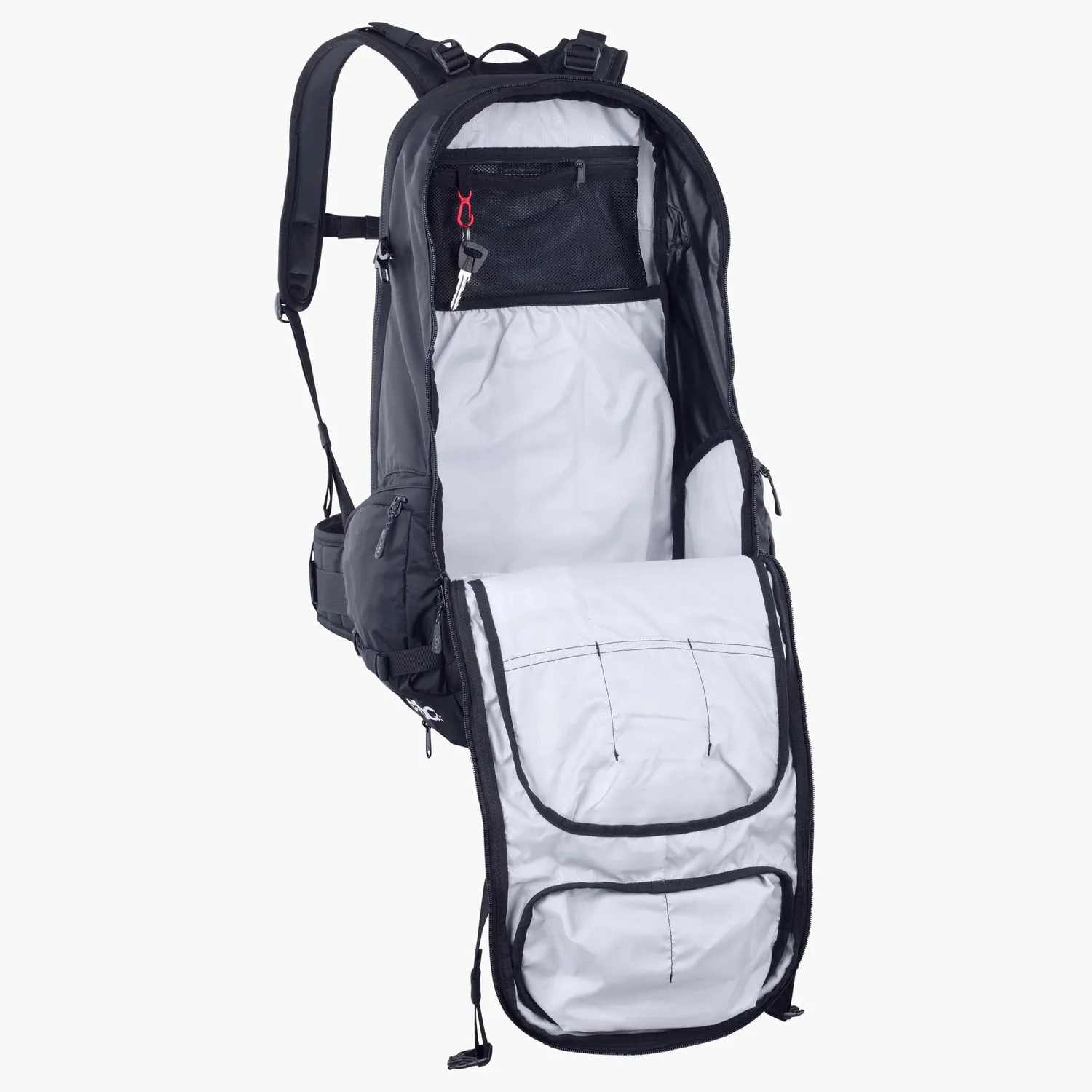 Evoc FR Tour 30 rygsæk sort 30 liter rygskjold