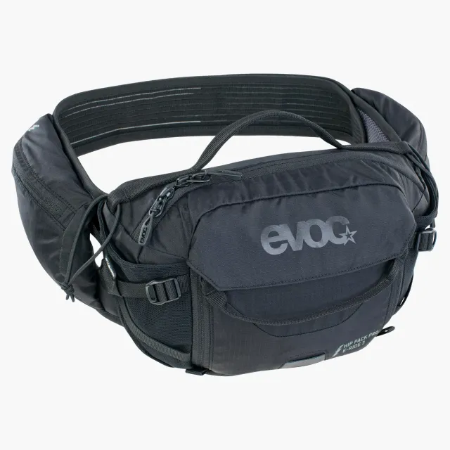 Evoc Hip Pack Pro E-Ride 3 hoftetaske sort ventileret