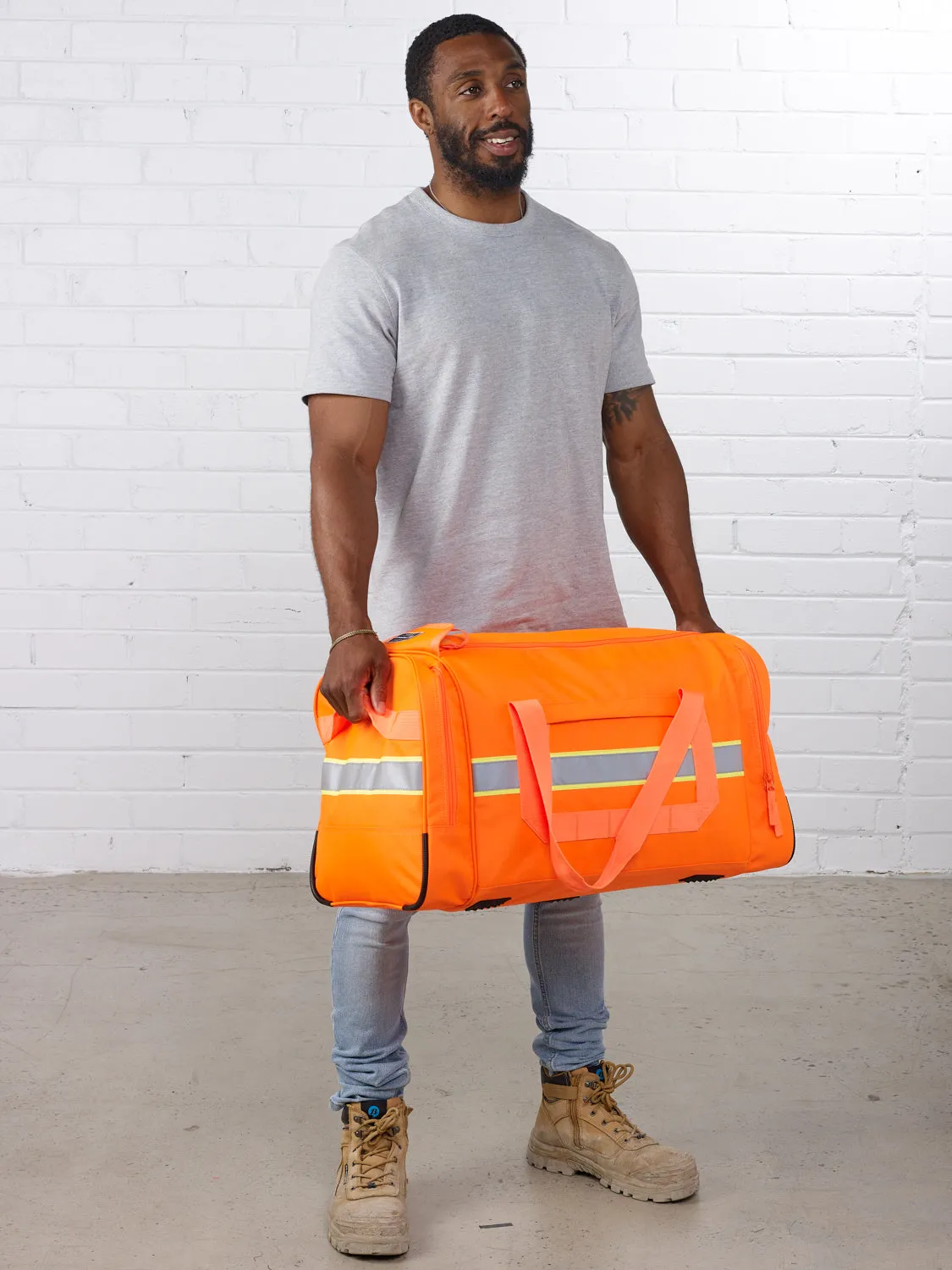 Caribee Bunker 60L arbejdstaske orange refleks