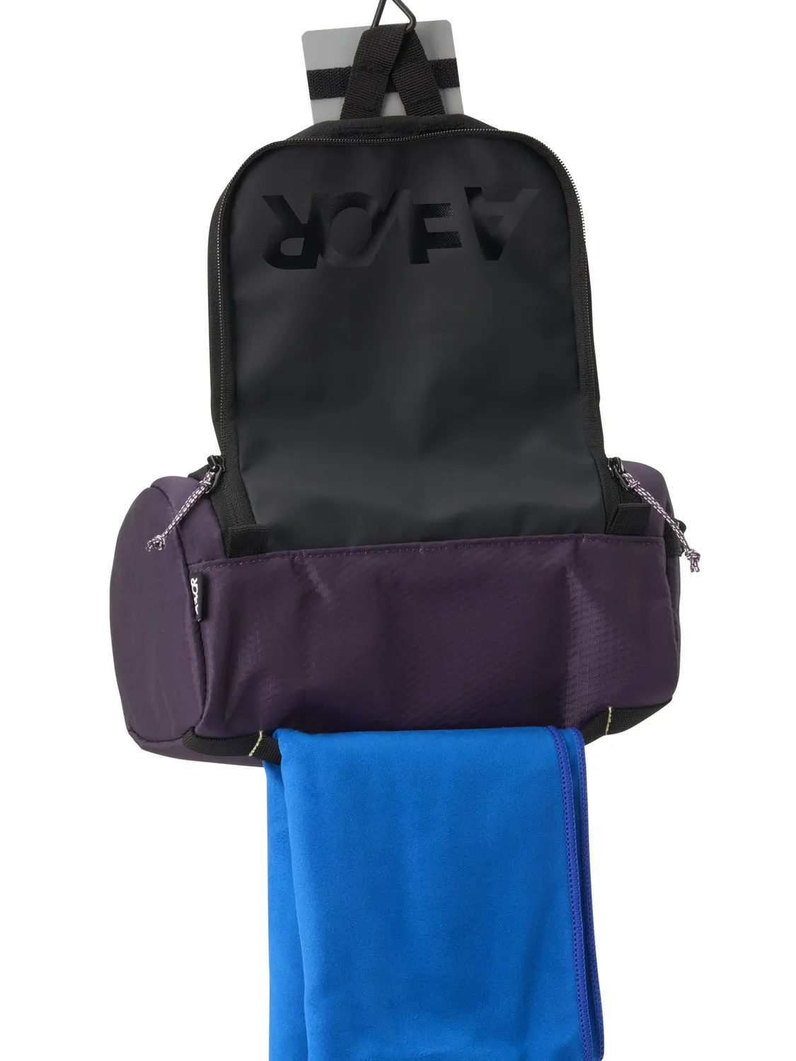 Aevor Wash Pack Proof Phantom Purple toilettaske med spejl