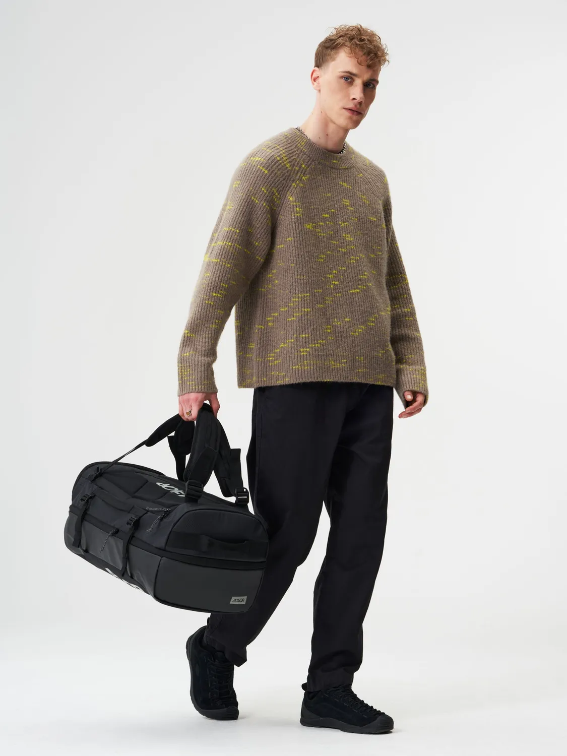 Aevor Duffel Pack rygsæk Proof Black 47-60 liter