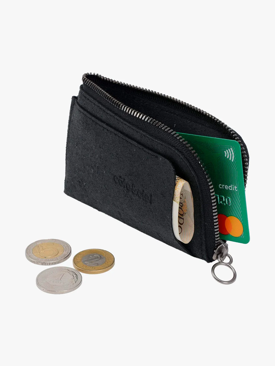 côte&ciel Zippered Wallet pung genbrugslæder