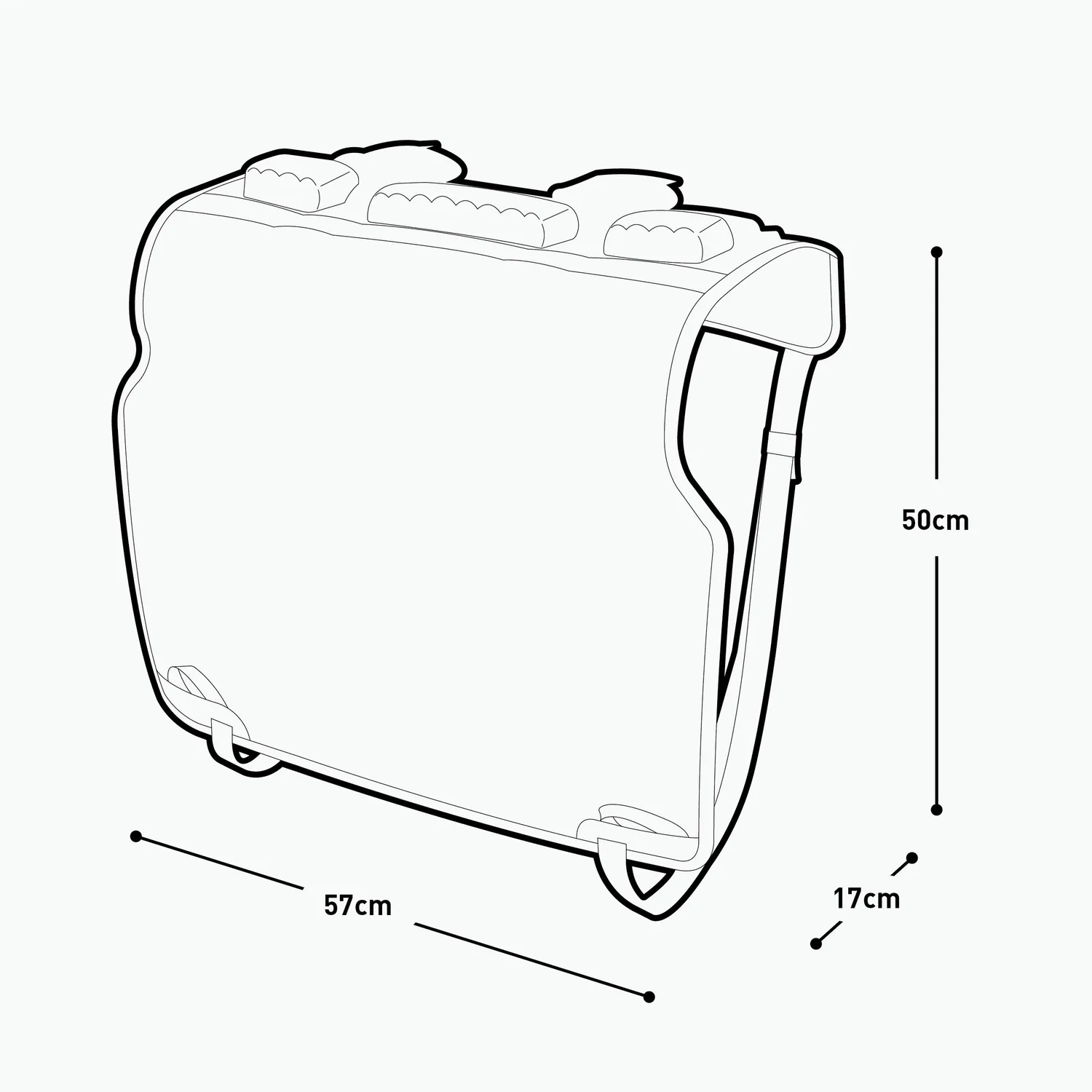 Evoc Tailgate Pad Duo cykelholder sort – til lad