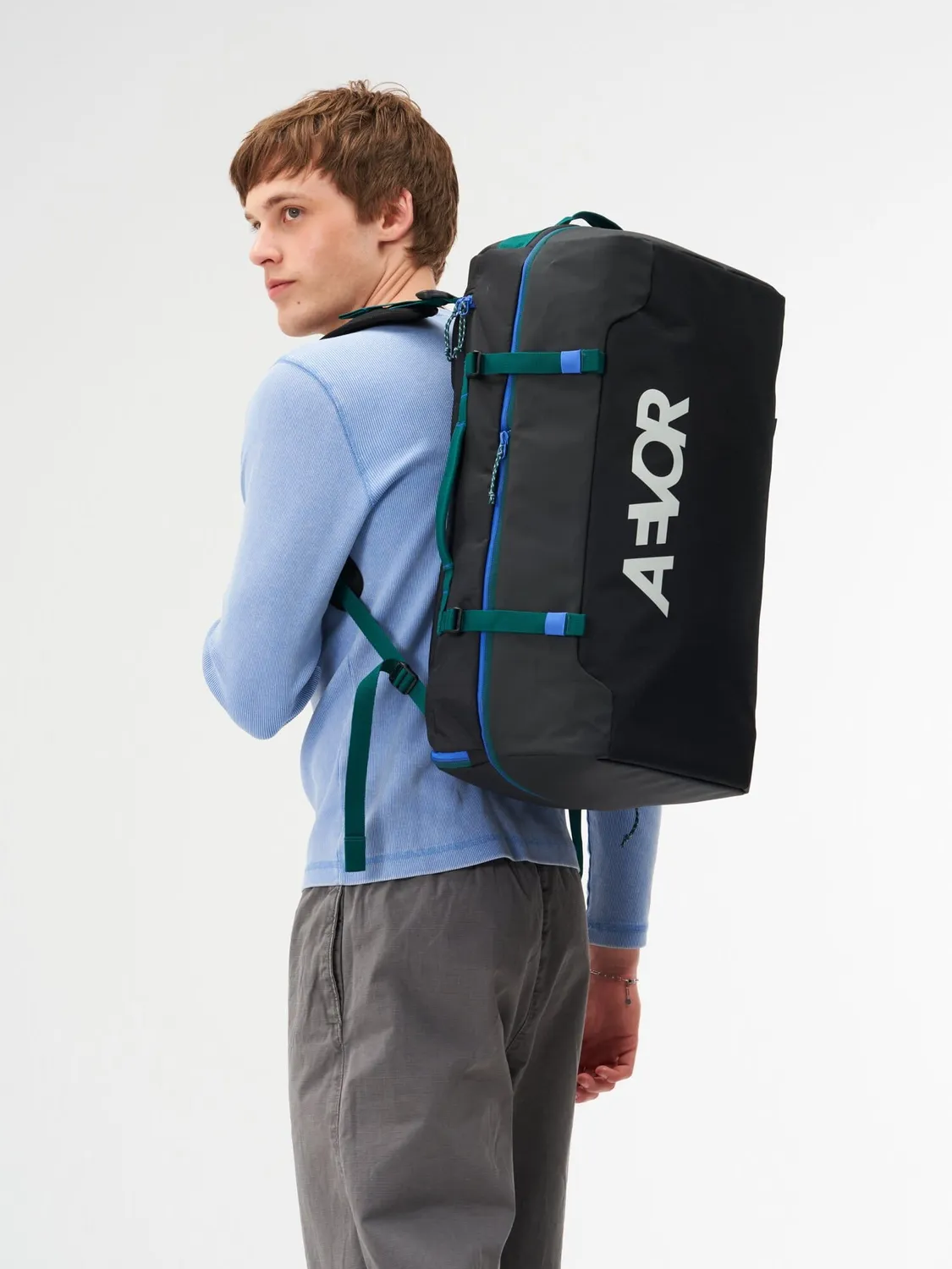 Aevor Duffel Pack Proof Dual Dip Aqua Drift duffel rygsæk 60 l