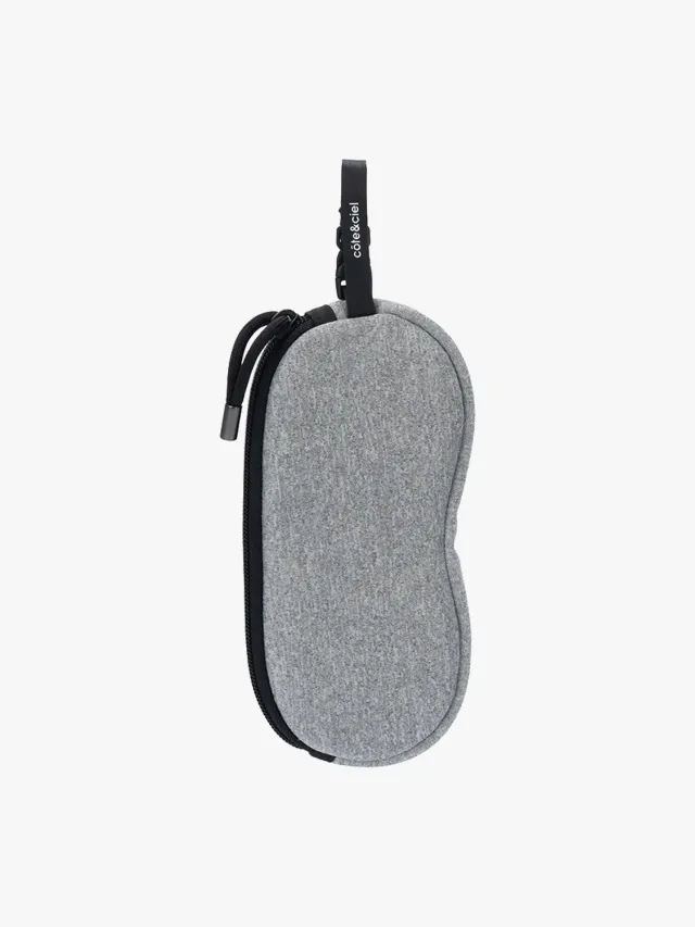 côte&ciel Eyewear Pouch brilleetui grå woven