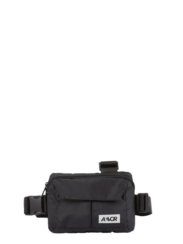 Aevor Front Pack brysttaske sort ripstop