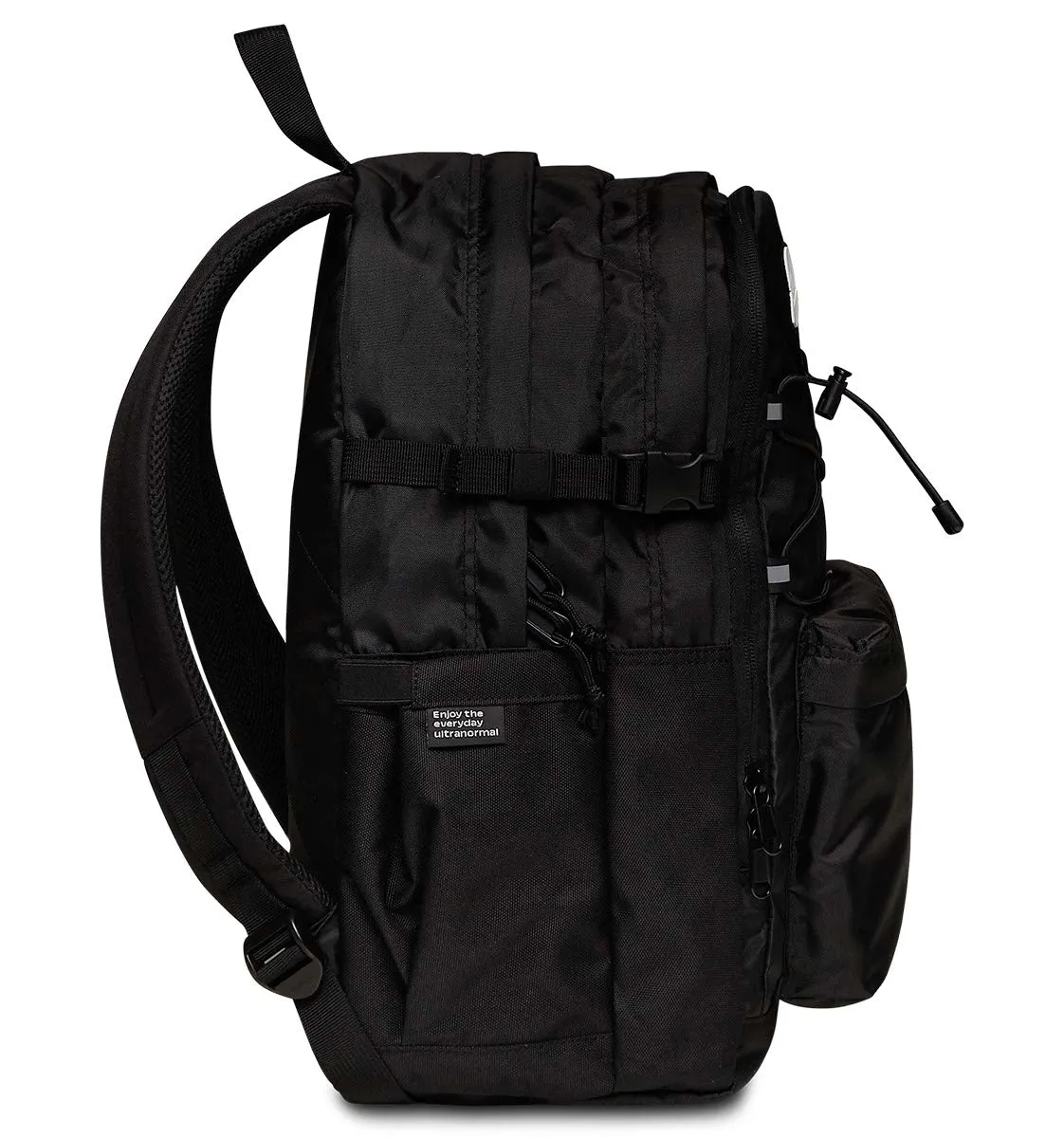 Invicta Blow Up Plain rygsæk Jet Black med pc-lomme