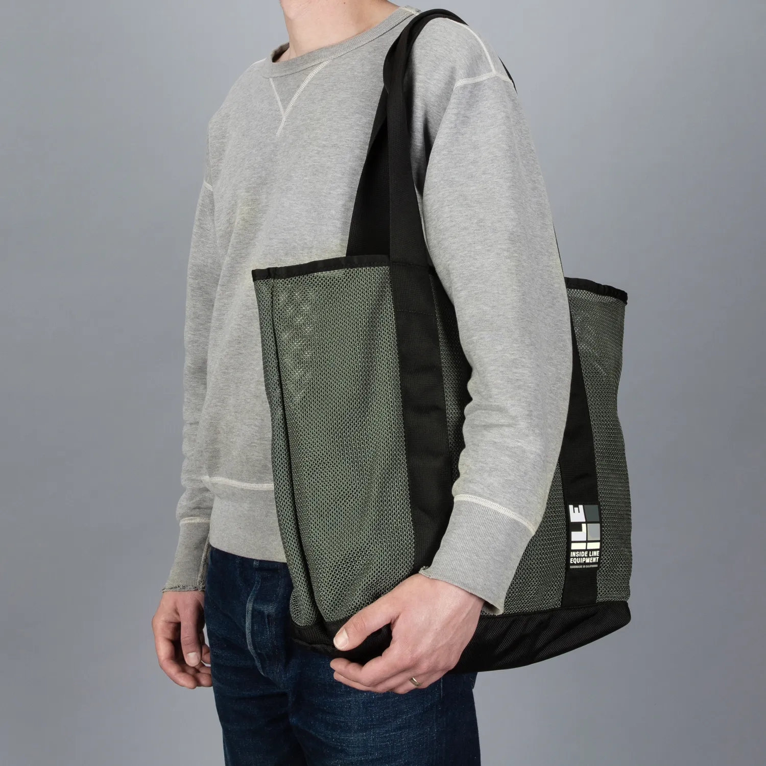Inside Line Equipment Mesh Tote mulepose Black Mesh luftig