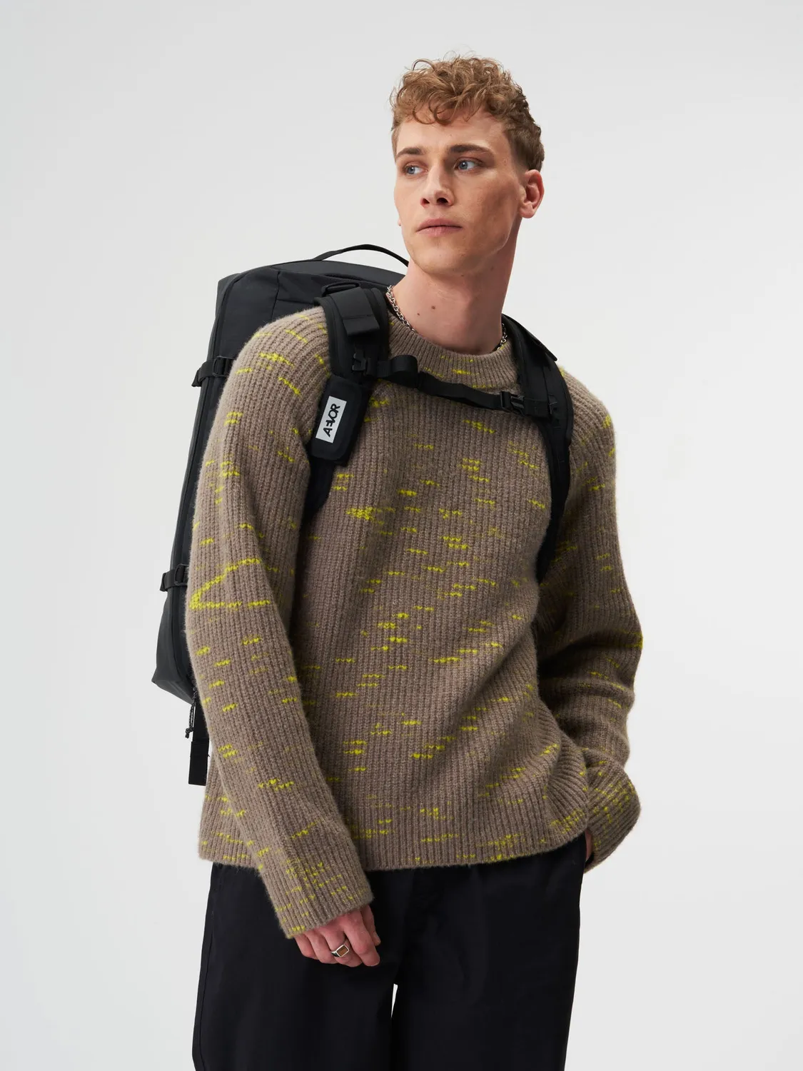 Aevor Duffel Pack rygsæk Proof Black 47-60 liter